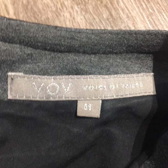 VOV gray knit mini dress - Picture 3 of 4